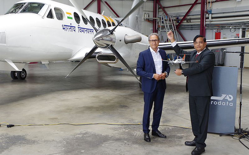 Werksabnahme des 2. neuen Fluginspektionsflugzeugs der AAI